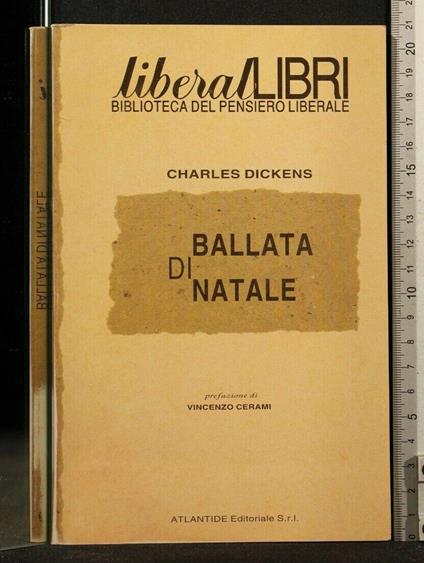 Ballata di Natale - Charles Dickens - copertina