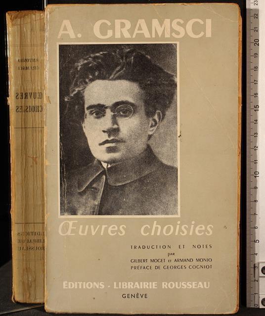 Oeuvres choisies - Antonio Gramsci - copertina