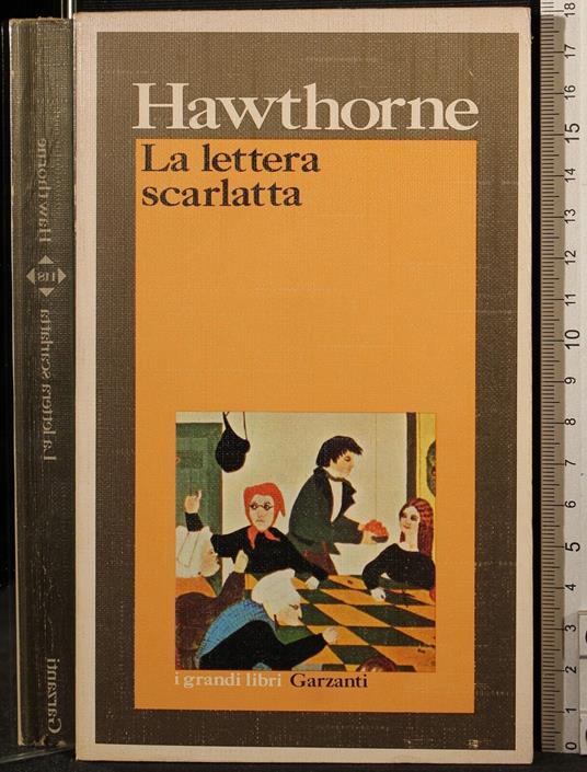 La lettera scarlatta - Nathaniel Hawthorne - copertina