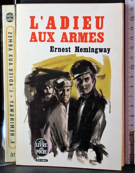 L' adieu aux armes - Ernest Hemingway - copertina