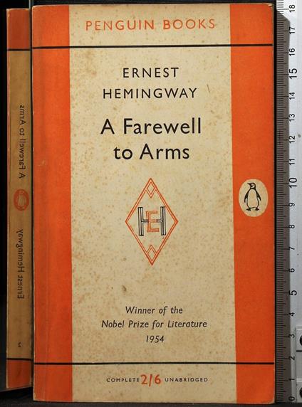 A farawell to arms - Ernest Hemingway - copertina