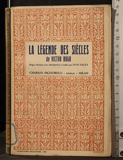 La legende des Siecles - Victor Hugo - copertina