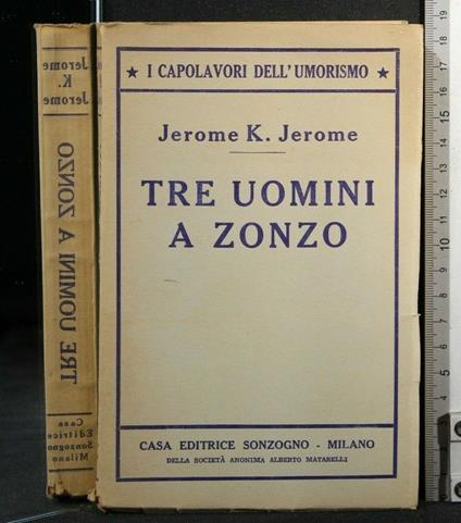 Tre Uomini a Zonzo - Jerome K. Jerome - copertina