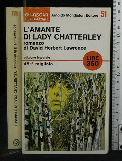 L' Amante di Lady Chatterley - David Herbert Lawrence - copertina