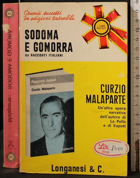 Sodoma e Gomorra - Curzio Malaparte - copertina