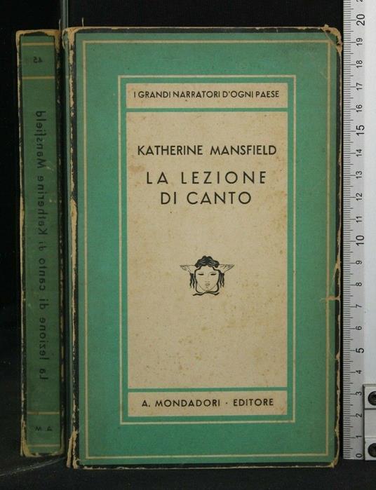La Lezione di Canto - Katherine Mansfield - copertina