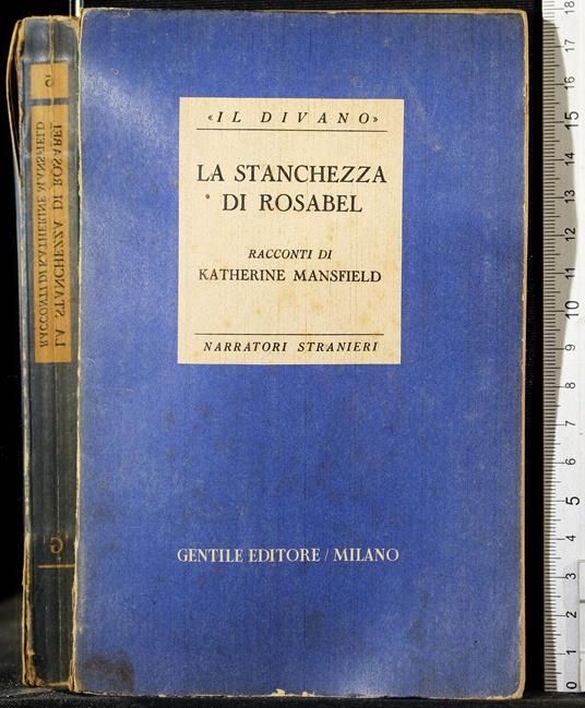 La stanchezza di Rosabel - Katherine Mansfield - copertina
