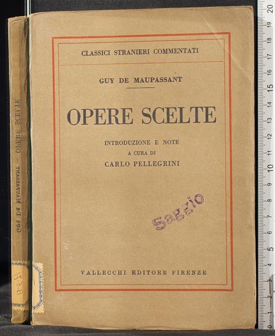 Opere scelte - Guy de Maupassant - copertina
