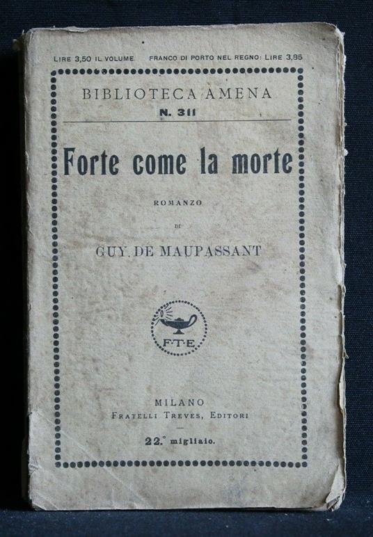 Forte Come La Morte - Guy de Maupassant - copertina