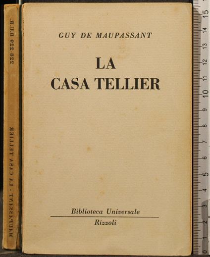 La Casa Tellier - Guy de Maupassant - copertina