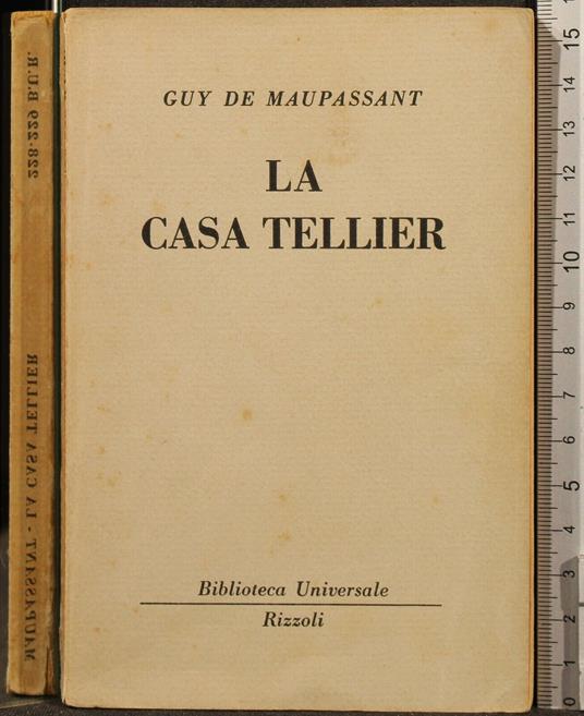 La Casa Tellier - Guy de Maupassant - copertina