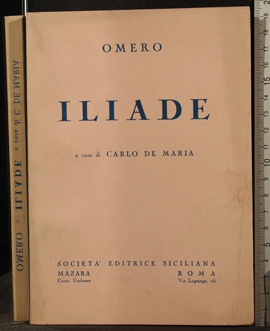 Iliade - Omero - copertina