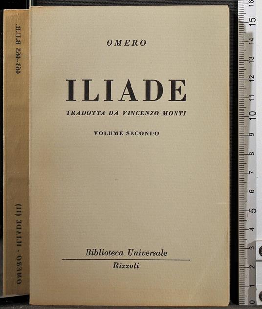 Iliade. Vol 2 - Omero - copertina