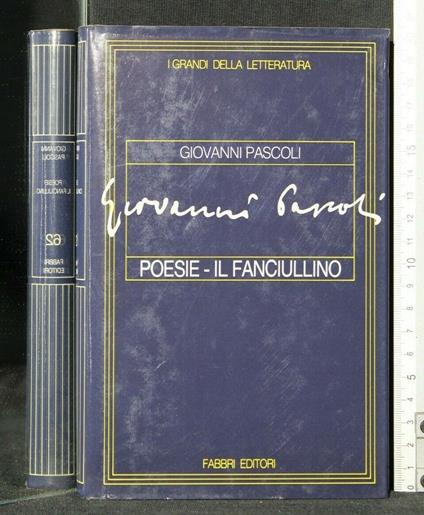 I Grandi Della Letteratura Poesie Il Fanciullino - Giovanni Pascoli - copertina