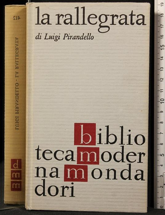 La Rallegrata - Luigi Pirandello - copertina