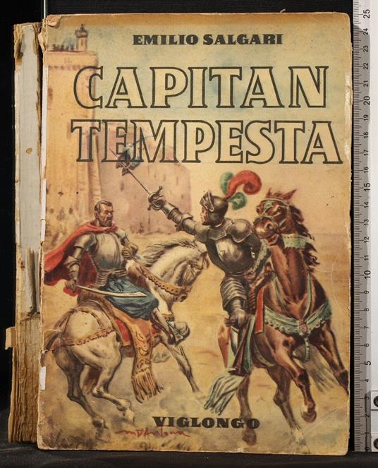 Capitan Tempesta - Emilio Salgari - copertina