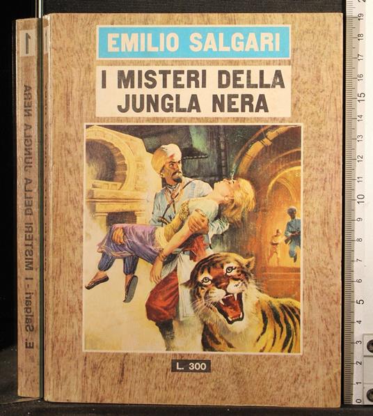 I misteri della Jungla nera - Emilio Salgari - copertina