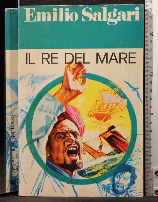 Il re del mare - Emilio Salgari - copertina