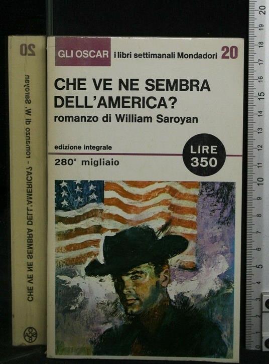 Che Ve Ne Sembra Dell'America - William Saroyan - copertina