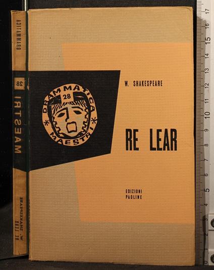 Maestri. Re Lear - William Shakespeare - copertina