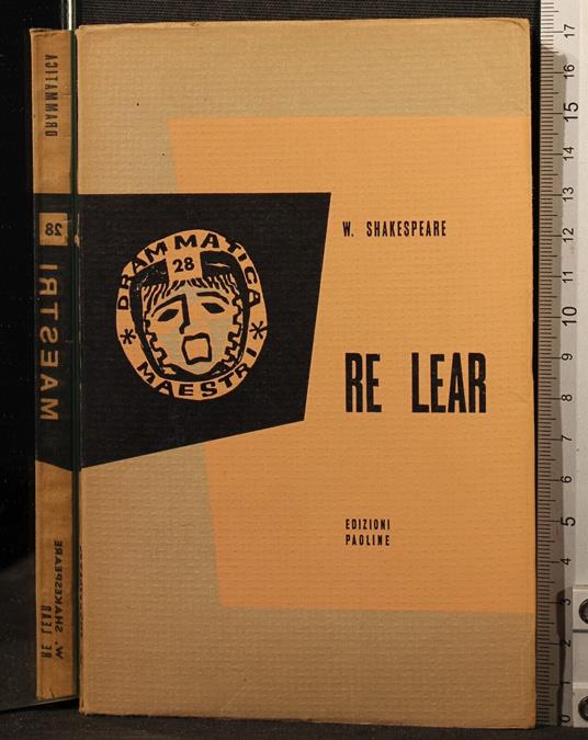 Maestri. Re Lear - William Shakespeare - copertina