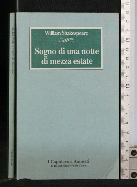 Sogno di Una Notte di Mezza Estate - William Shakespeare - copertina