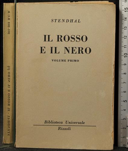 Il Rosso e Il Nero. Vol - Stendhal - copertina