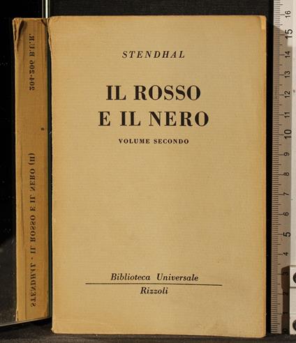 Il rosso e il nero. Vol 2 - Stendhal - copertina