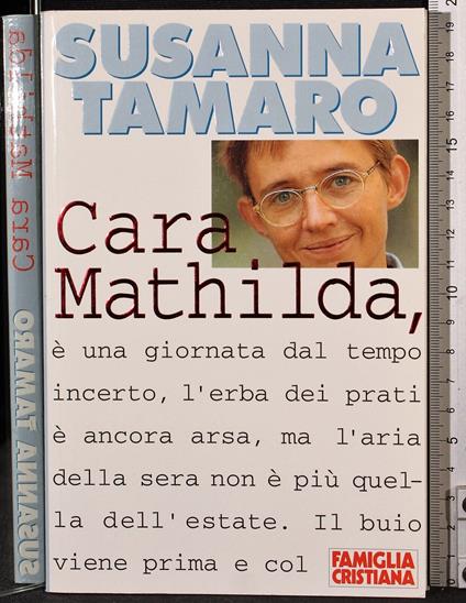 Cara Mathilda - Susanna Tamaro - copertina
