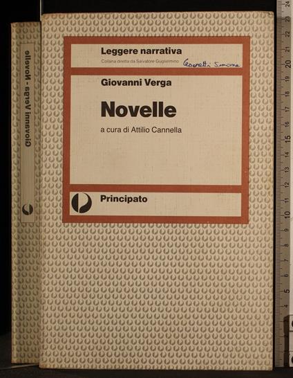 Novelle - Giovanni Verga - copertina