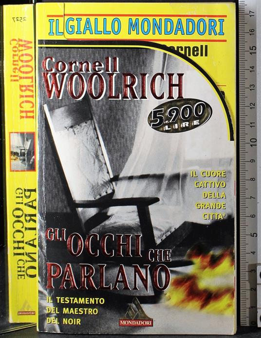 Gli occhi che parlano - Cornell Woolrich - copertina