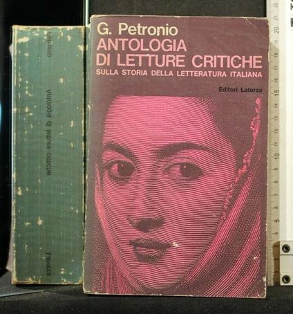 Antologia di Letture Critiche. Antologia di Letture Critiche - Arbitro Petronio - copertina