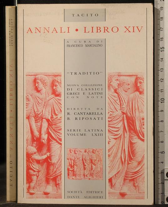 Annali. Libro - P. Cornelio Tacito - copertina