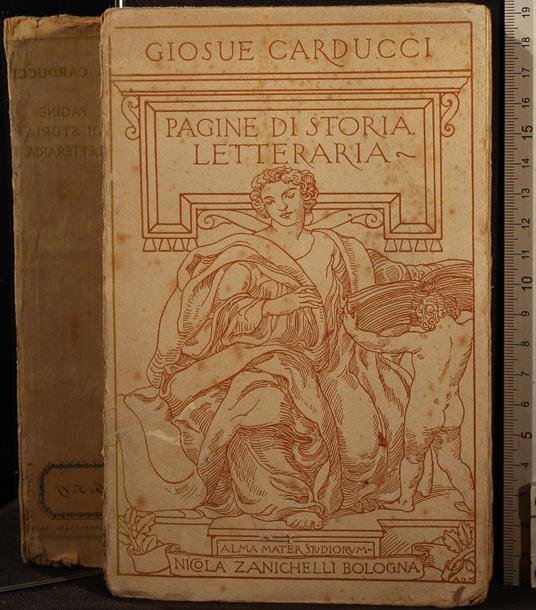 Pagine di Storia Letteraria - Giosuè Carducci - copertina