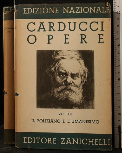 Opere. Vol 12. Il Poliziano e L'Umanesimo - Giosuè Carducci - copertina