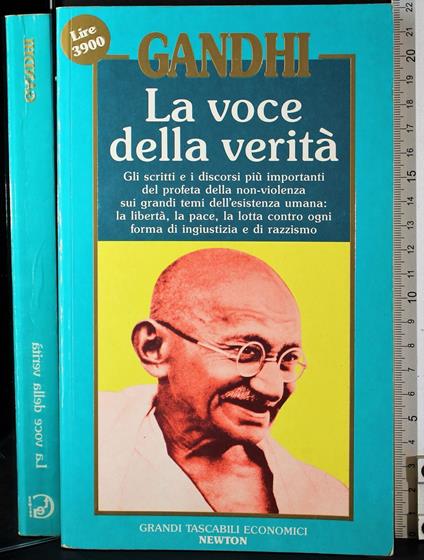 La voce della verità - Mohandas Karamchand Gandhi - copertina