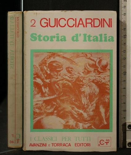 Storia D'Italia Vol 2 - Francesco Guicciardini - copertina