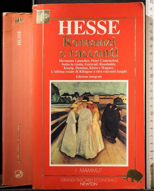 Romanzi e racconti - Hermann Hesse - copertina