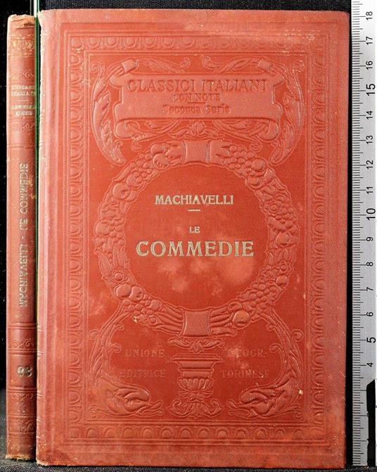 Le commedie - Niccolò Machiavelli - copertina