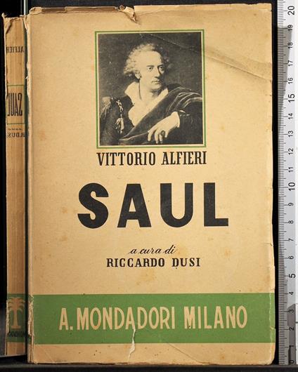 Saul - Vittorio Alfieri - copertina