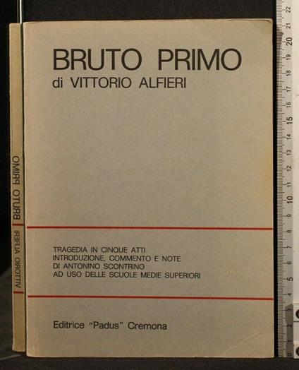 Bruto Primo - Vittorio Alfieri - copertina