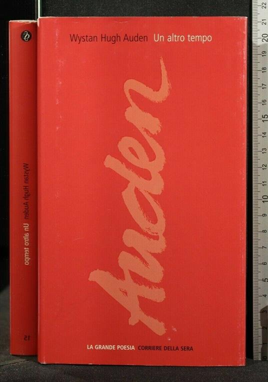 Un Altro Tempo - Wystan Hugh Auden - copertina
