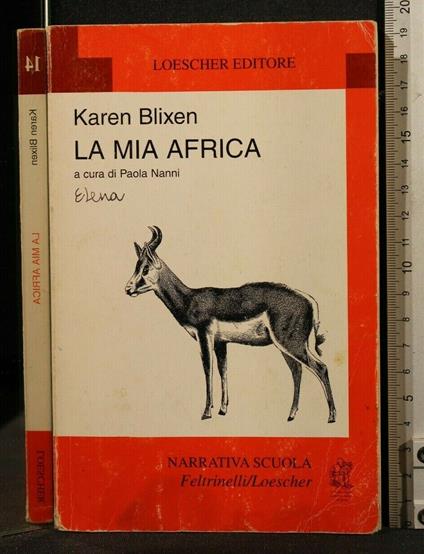 La Mia Africa - Karen Blixen - copertina