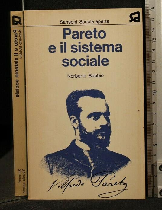 Pareto e Il Sistema Sociale - Norberto Bobbio - copertina