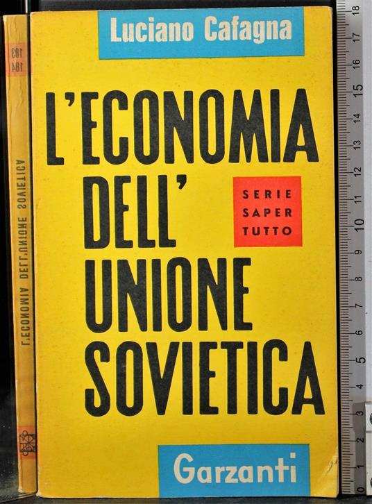 L' economia dell'Unione Sovietica - Luciano Cafagna - copertina