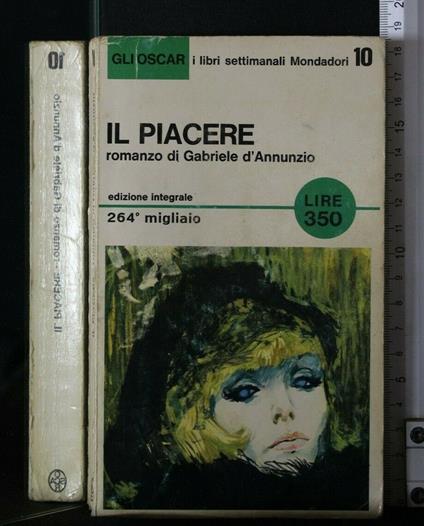 Il Piacere - Gabriele D'Annunzio - copertina