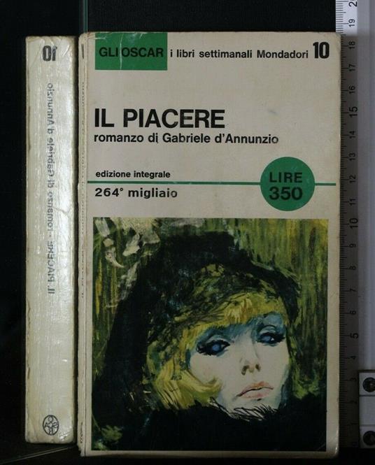 Il Piacere - Gabriele D'Annunzio - copertina