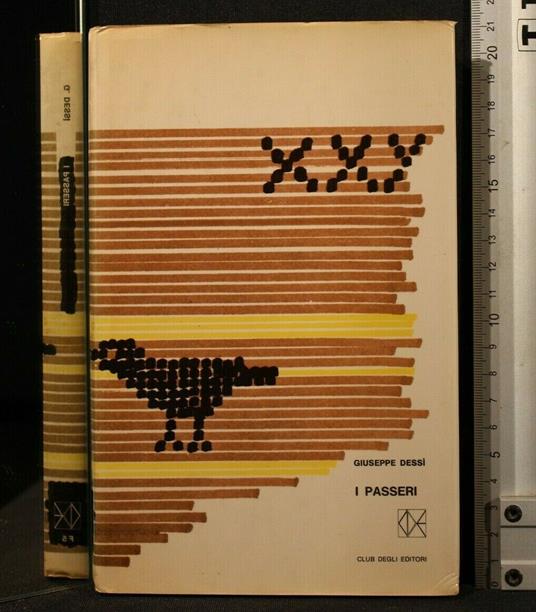 I Passeri - Giuseppe Dessì - copertina