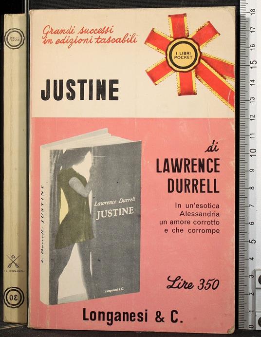Justine - Lawrence Durrell - copertina