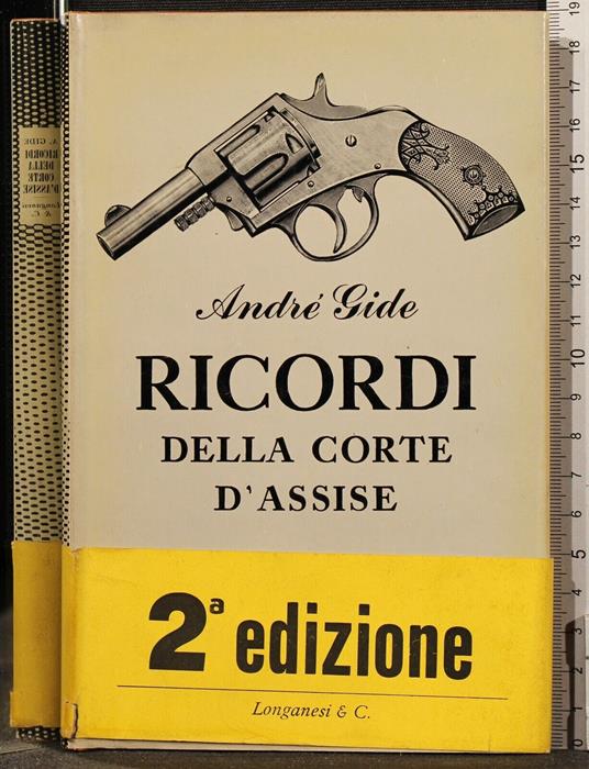 Ricordi Della Corte D'Assise - André Gide - copertina